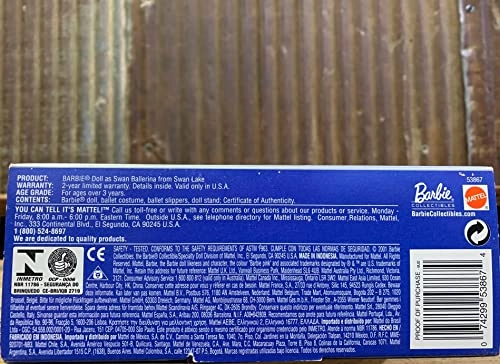 Barbie SWAN BALLERINA - Collectible Special Edition Ages 15+