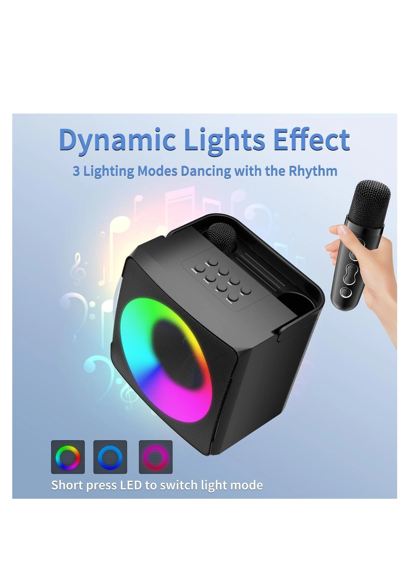 Karaoke Machine - 2 Wireless Mics 10W