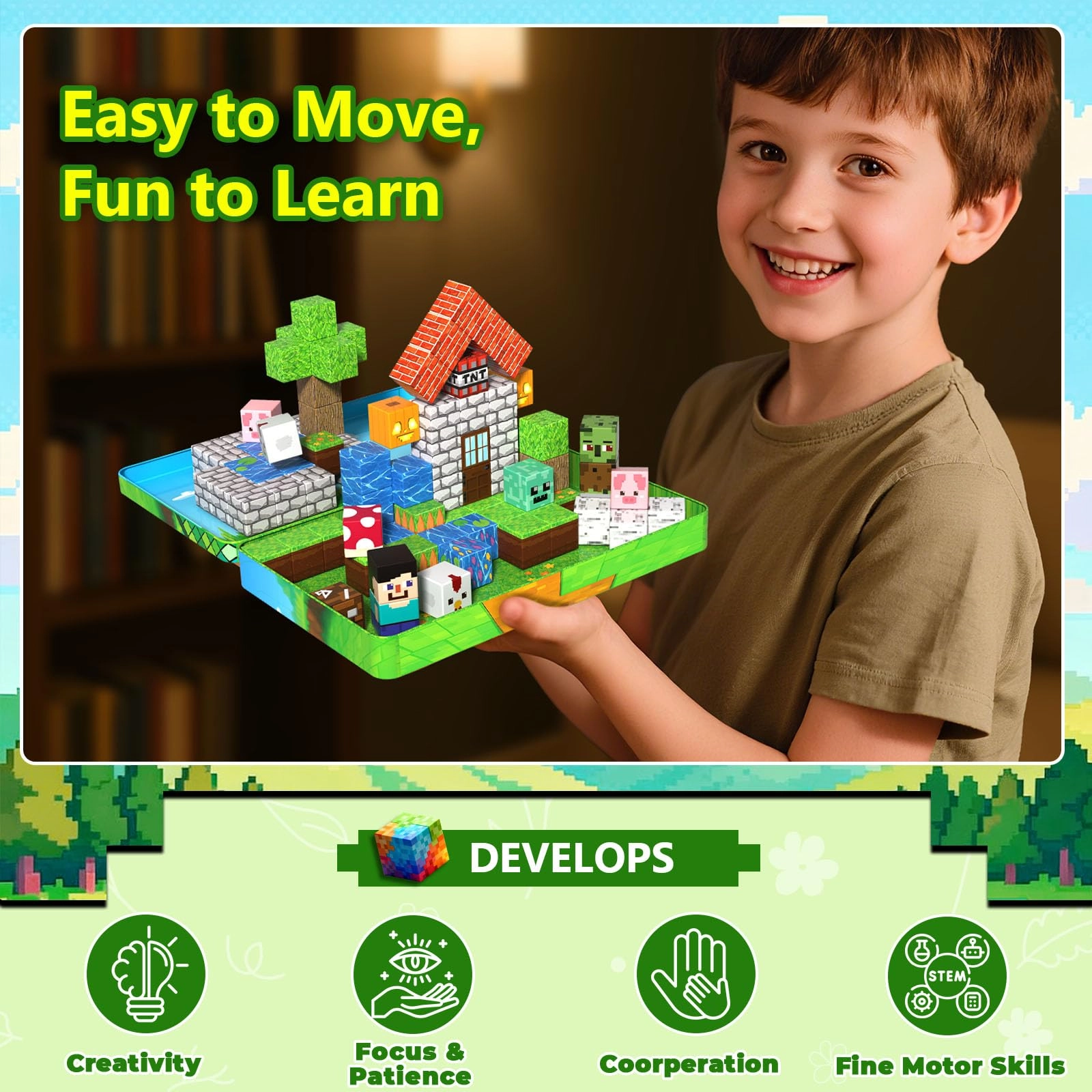 Magnetic Blocks - 60pcs