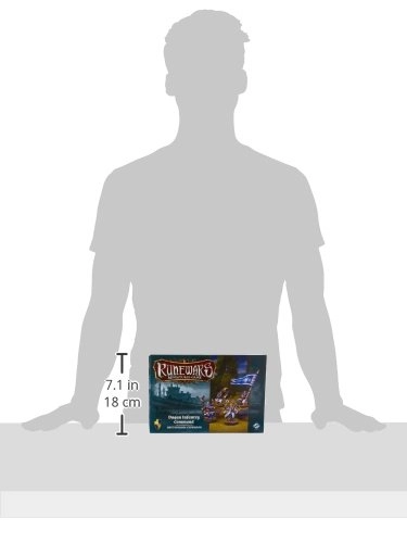Runewars: Daqan Infantry Unit Upgrade Expansion - Figures (4) Cards (18)