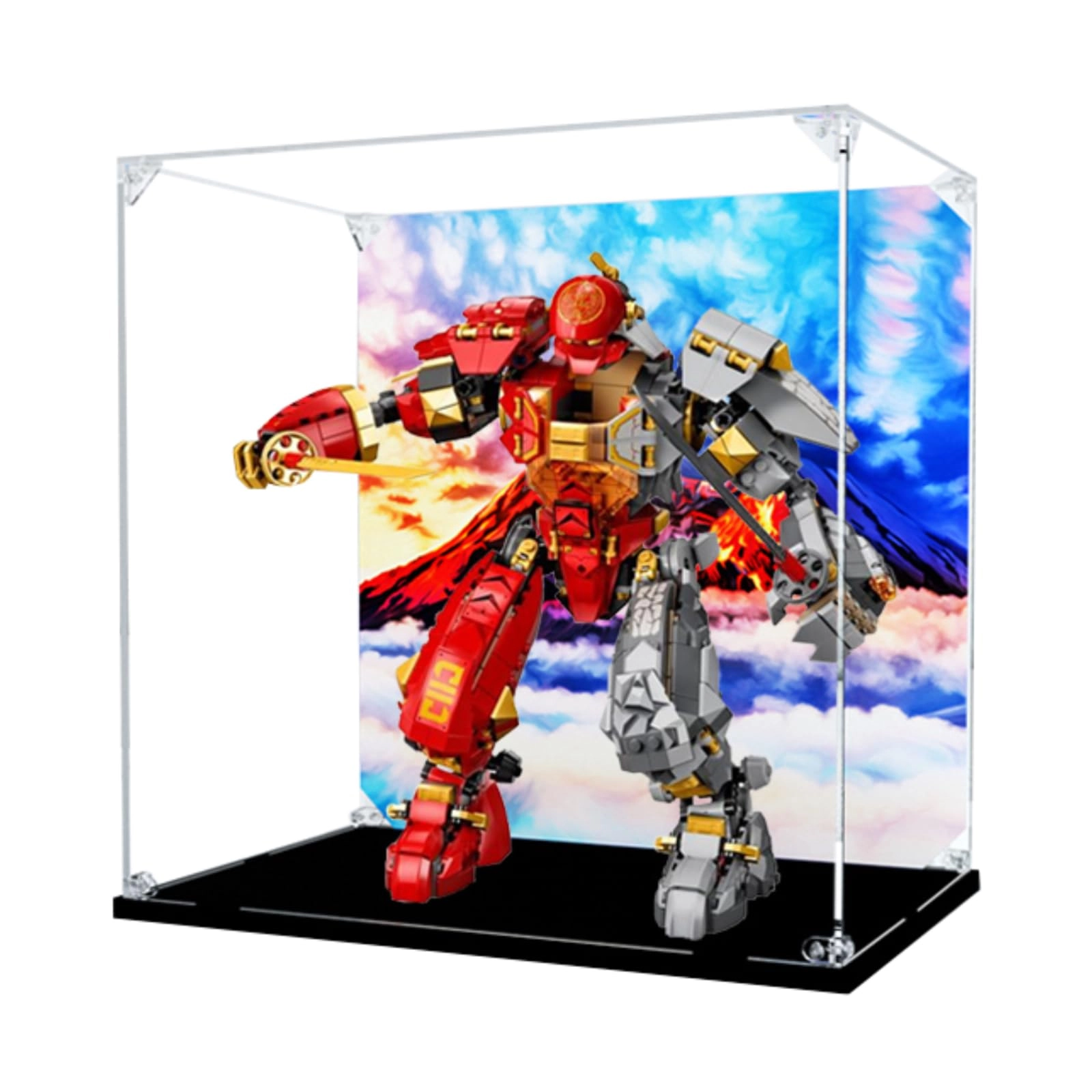 Shengor Display Box - 71720 Fire Stoone Me-ch for LE-GO