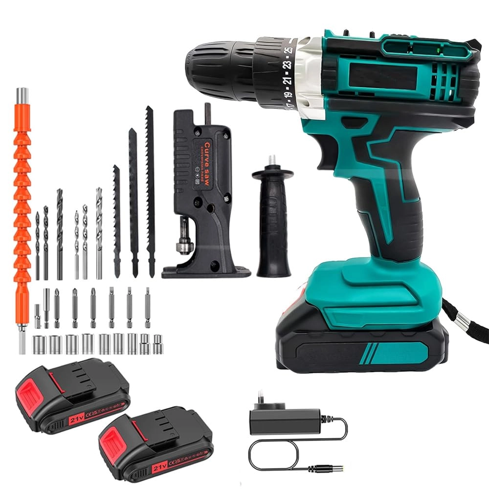Cordless Drill Driver - 21v Jig saw Attachment