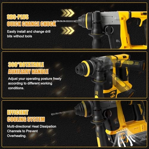 Combination Hammer and Drill - 1250W 3J 22mm