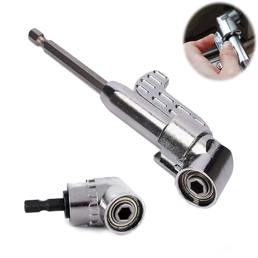 Azonee 105 Degree Drill Adaptor - 2pcs 1/4" Hex Shank Magnetic