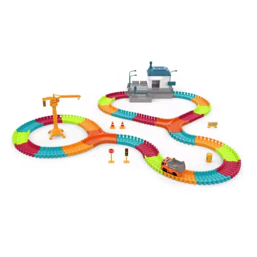 DIY Electric Maze Track Playset - Suitable for 3 years & above 237 Pcs