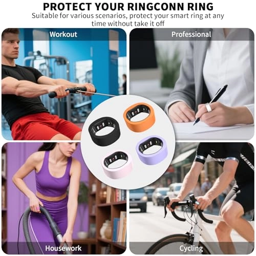 Silicone Cover for Ringconn Gen 2 - 8 Pack S(6/7/8) Anti-Scratch