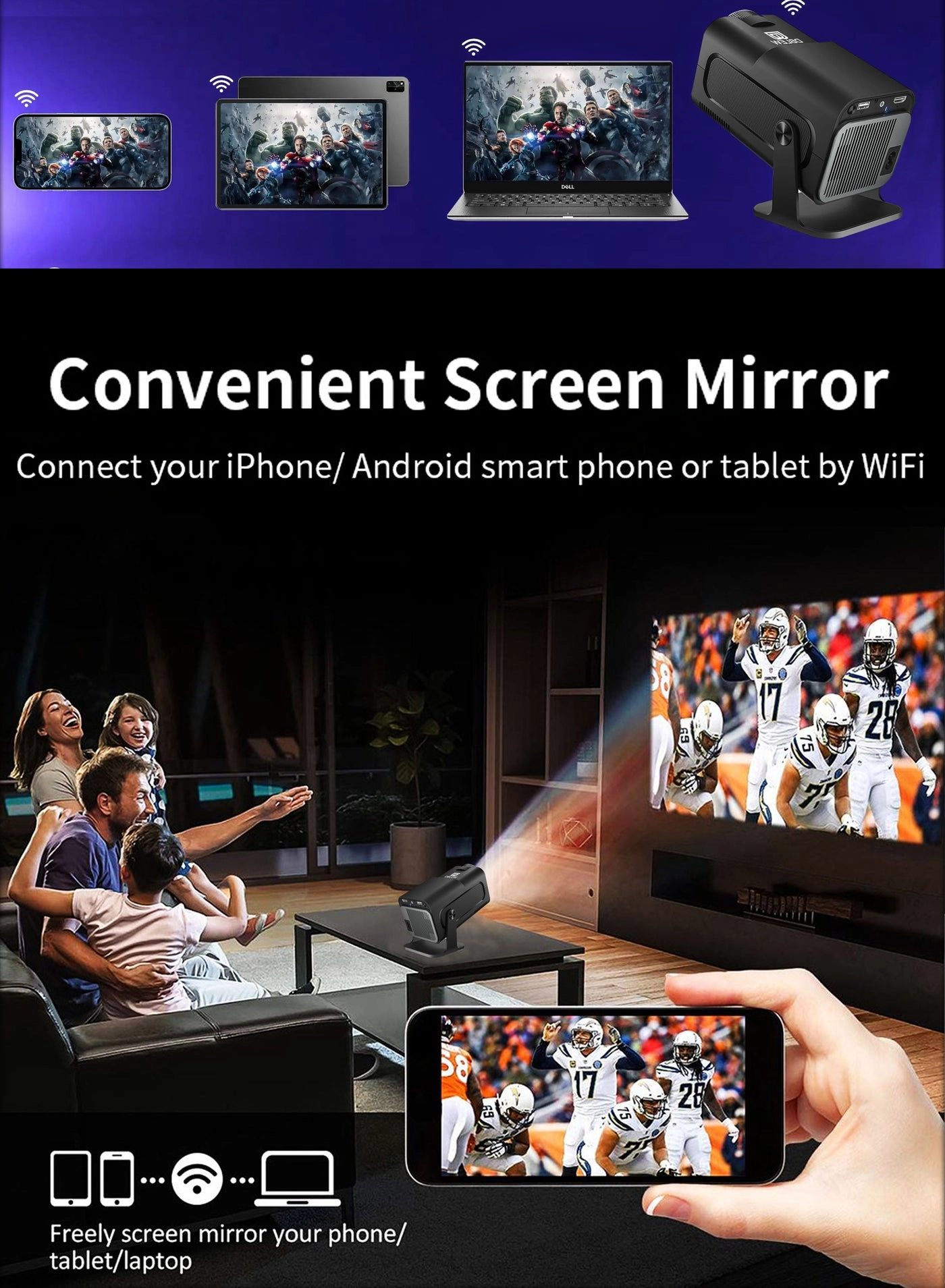 HY320 390 ANSI lumens 1920x1080