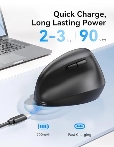 Ergonomic Mouse - 2.4G Bluetooth