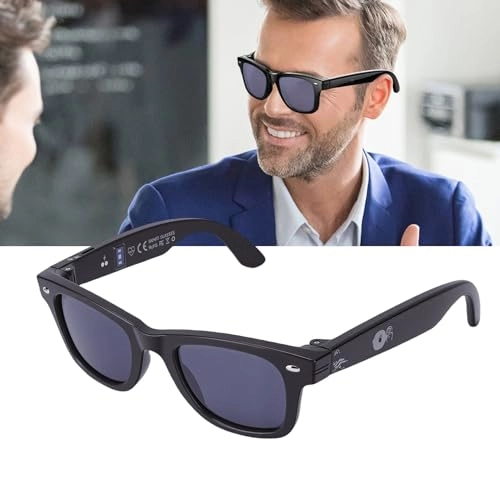 Smart Bluetooth Glasses - Bluetooth 5.3 100+ Languages 12h Playback
