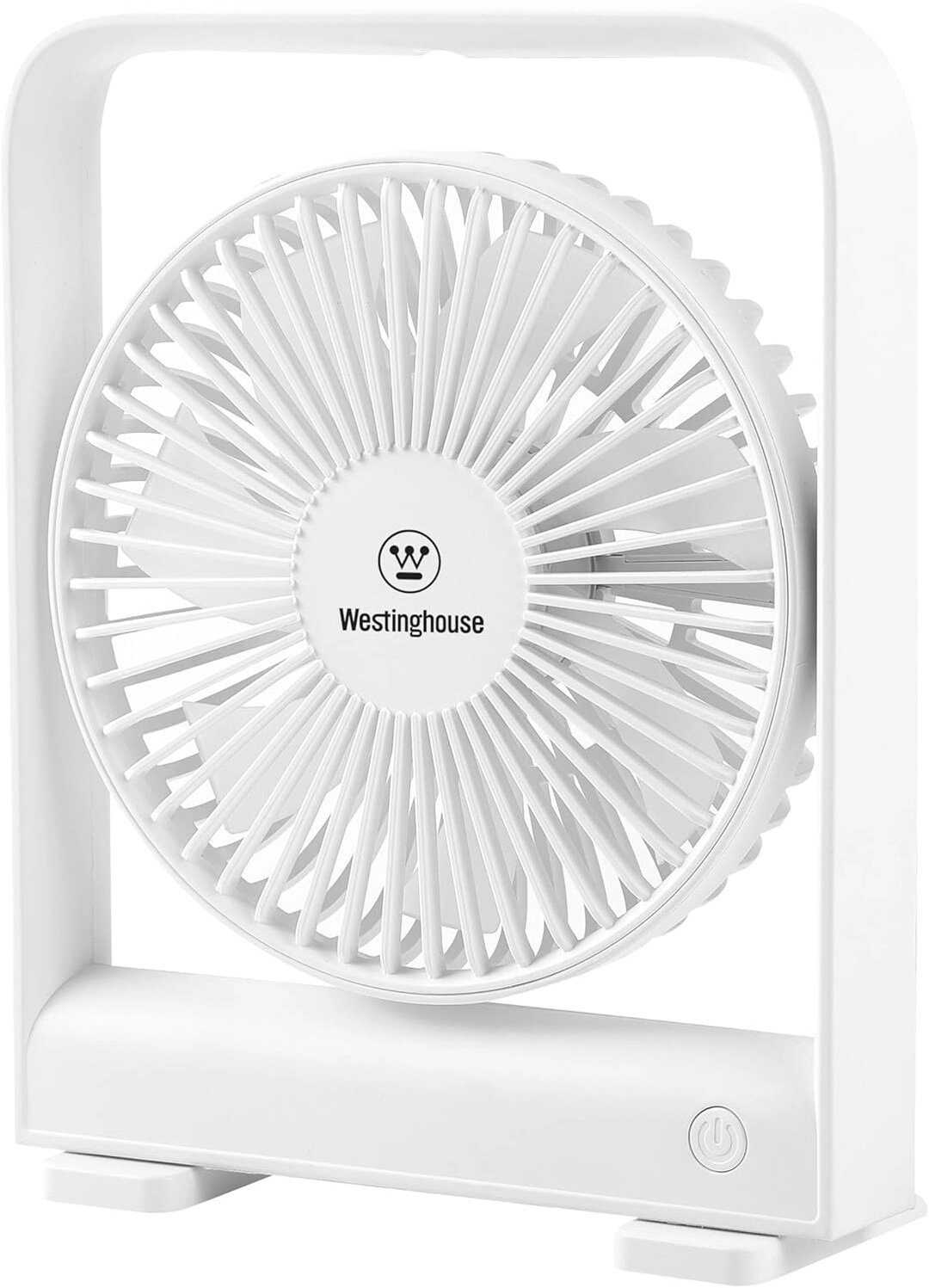 Rechargeable Desk Fan - LED Night Light 4-Speed USB