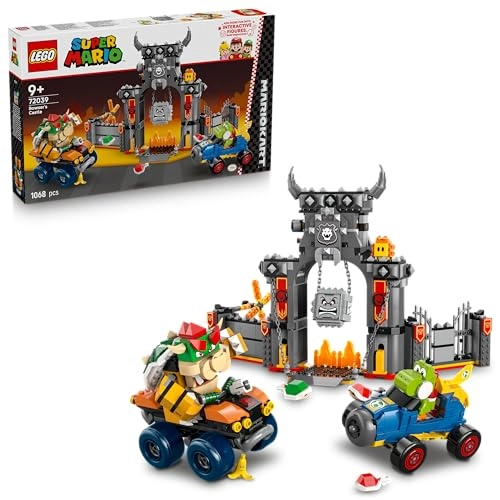Super Mario: Mario Kart - Bowser's Castle (72039) - Interactive 2 Cars 4 Figures incl. Yoshi