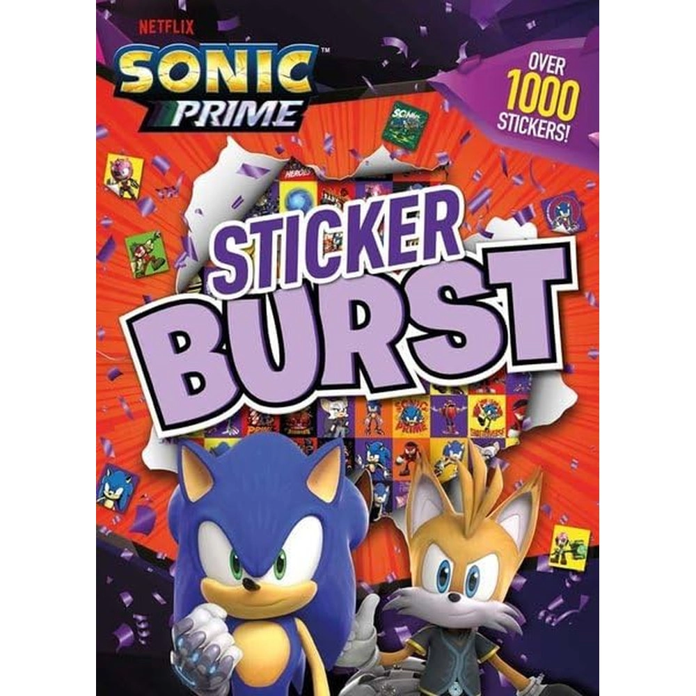 ALLIGATOR BOOKS LTD UK Sonic Prime Activity Sticker Book 1000 pcs