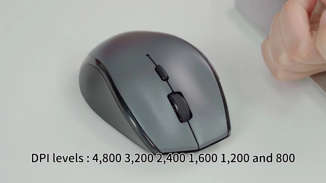 4800 DPI 6-Button Mouse - Wireless