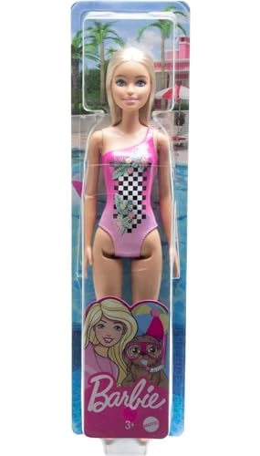 Barbie Beach Doll - Pink Bathing Suit Ages 3+