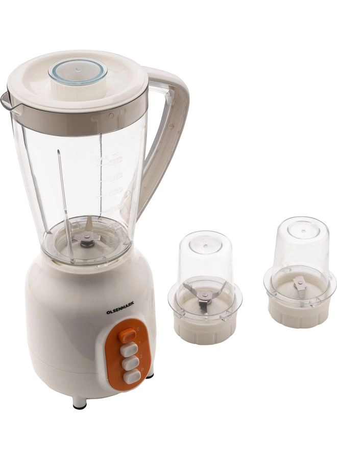 OMSB7005 - Stainless steel blades Transparent unbreakable PC jars 2 speed with pulse