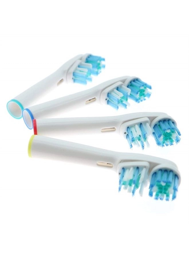 VWONST Double Clean Brush Head - Pack of 4 White