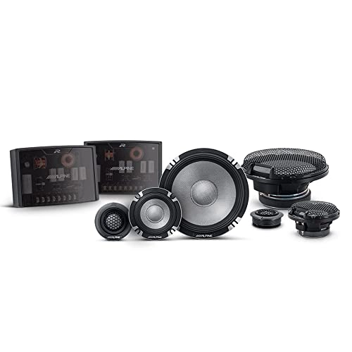 Alpine R2-S653 - 6.5" 3-Way Component Speaker Set, Pair