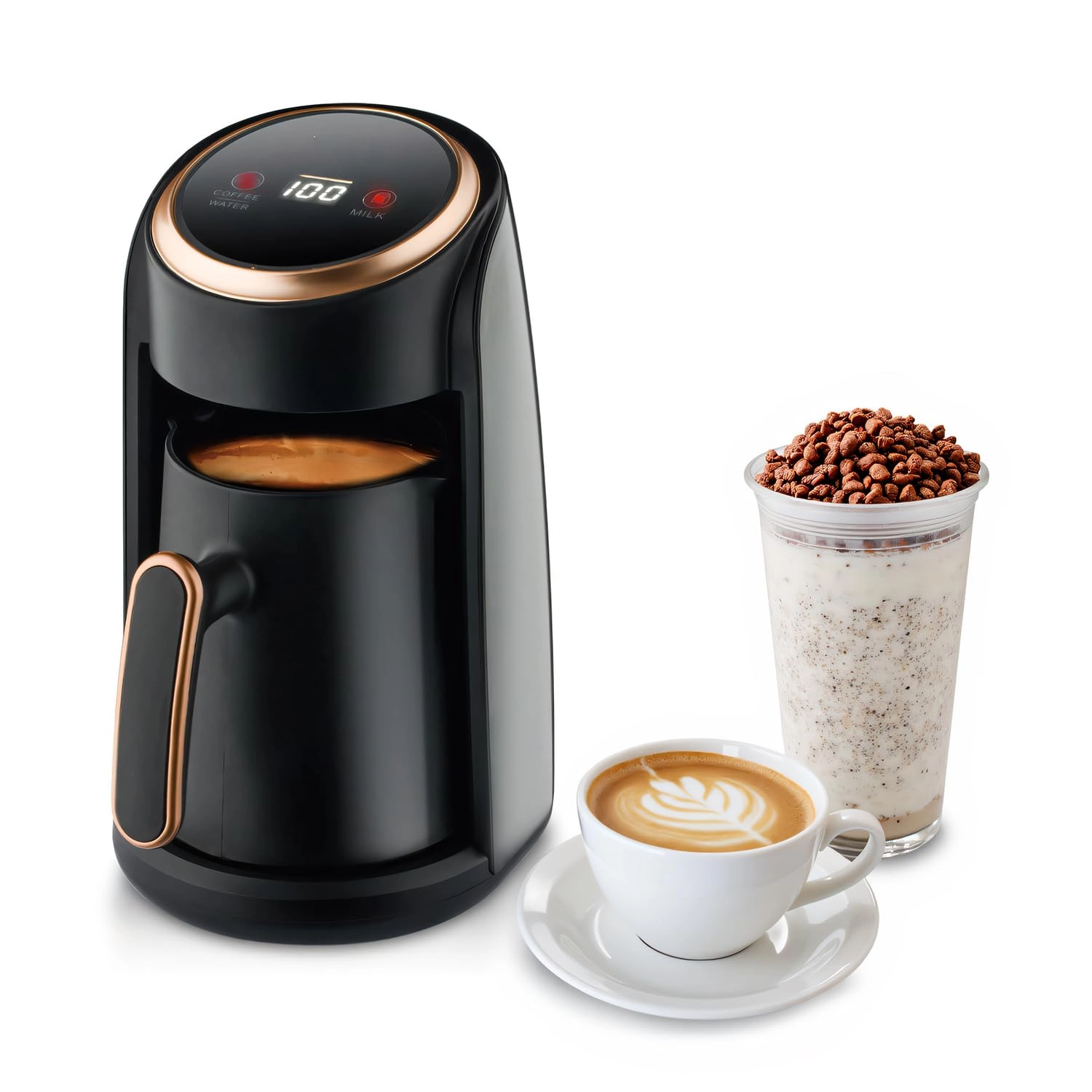 Turkish Coffee Maker - 1-4 Cups Portable