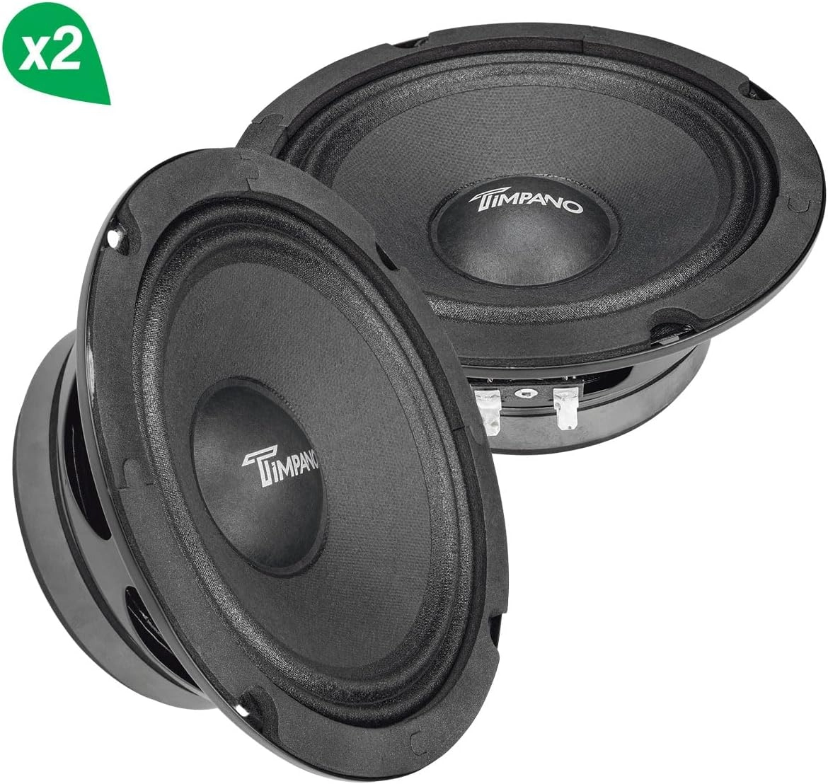 6.5 Inch Shallow Midrange Speaker - 500W Bundle