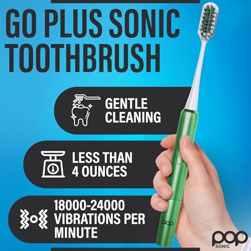 Go Plus - Electric Toothbrush 2 Speeds 18000-24000 Vibrations Per Minute
