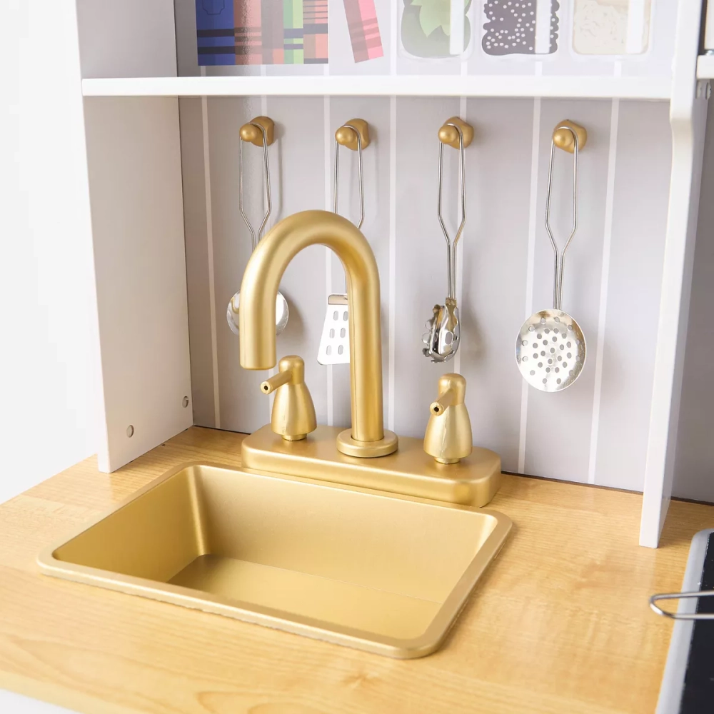 Kids Wooden Kitchen Pretend Playset (5551007-Ka426)