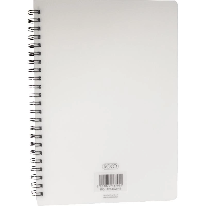Notebook 19 X 26 cm Spiral - Grid 100 Sheets