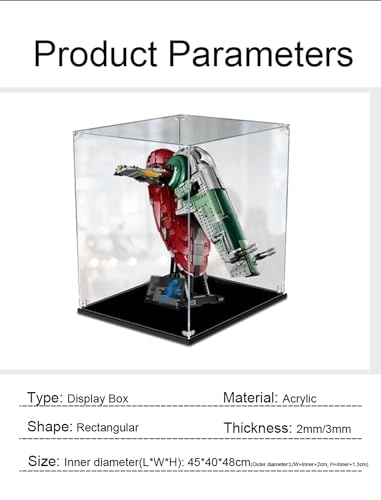 Acrylic Display Case for LEGO 75060 - 3mm thickness