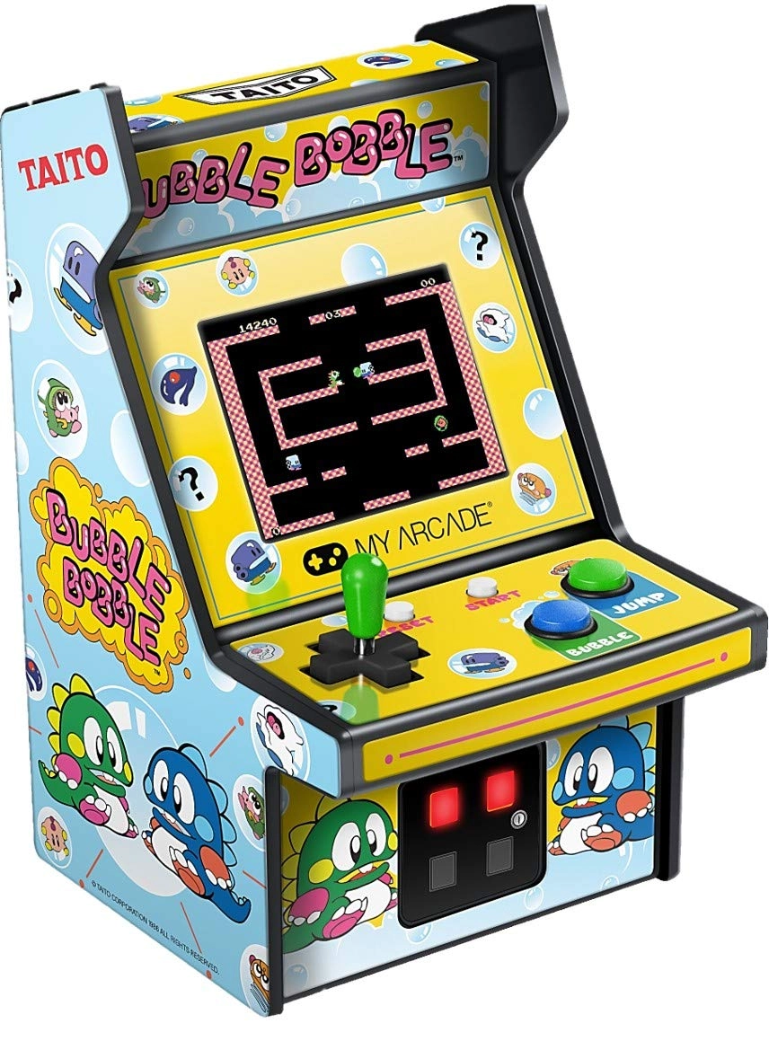 My Arcade Bubble Bobble Micro Player - 2.75 Inch Full Color Display Removable Joystick