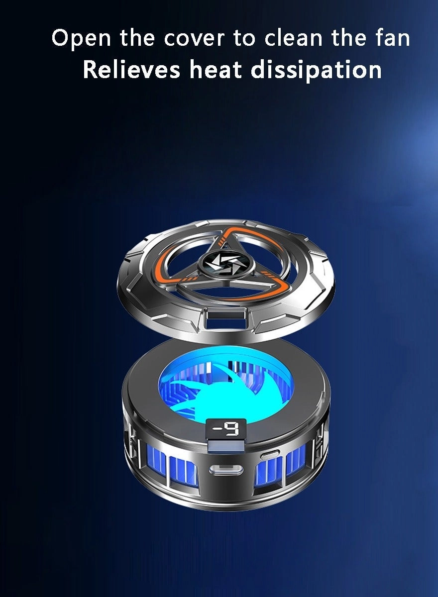 Magnetic Cell Phone Cooler - RGB Lighting Portable Lightweight