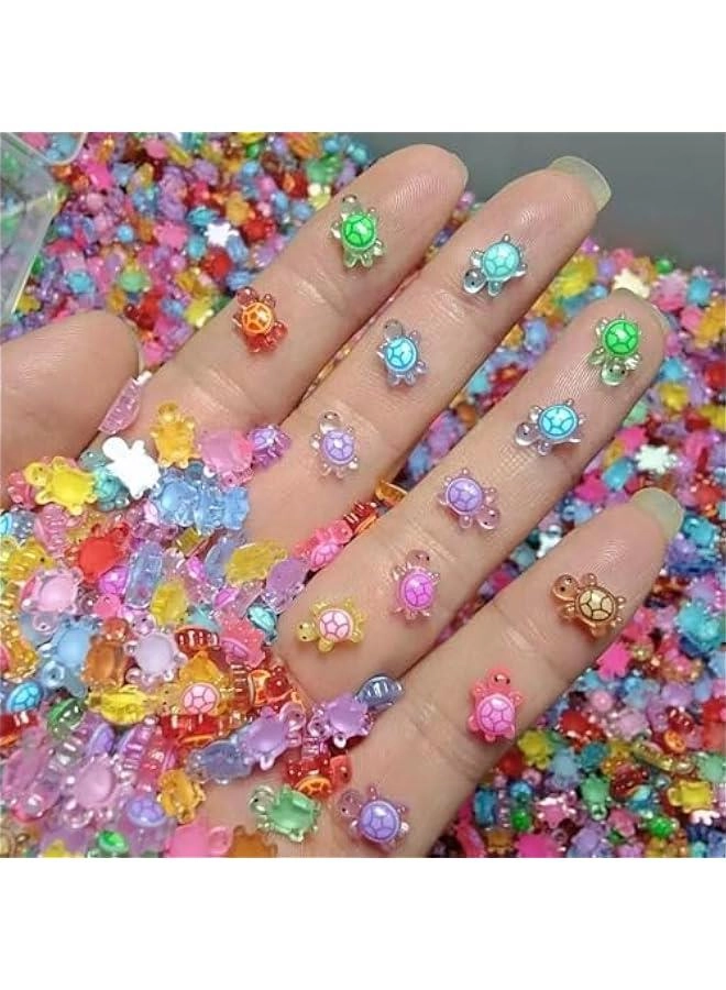 Mini Resin Turtles - 100PCS Night Glow