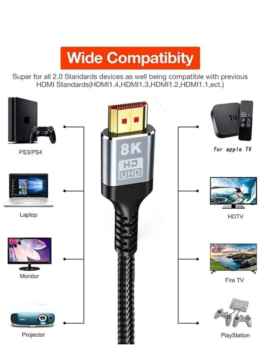 8K HDMI Cable 1m