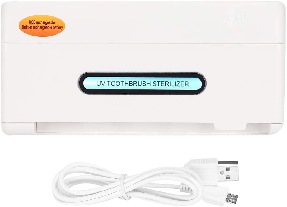 Toothbrush Sterilizer - Wall Mount 4 toothbrushes 1 shaver UV