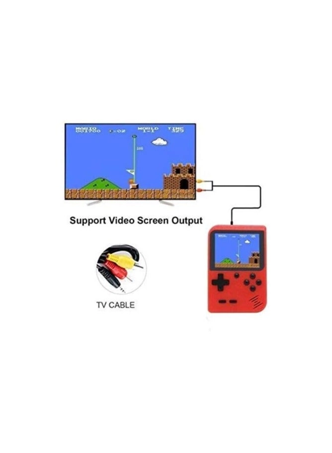Handheld Game Console - 400 Built-in Games 3-Inch Color Screen Rechargeable Battery