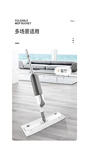 Handheld Steam Mop - White 4pcs Rag M