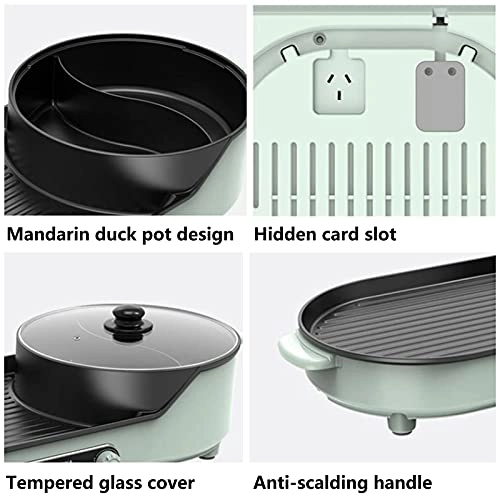 2-tier electric grill pan - 1200 W 5-7 peoples