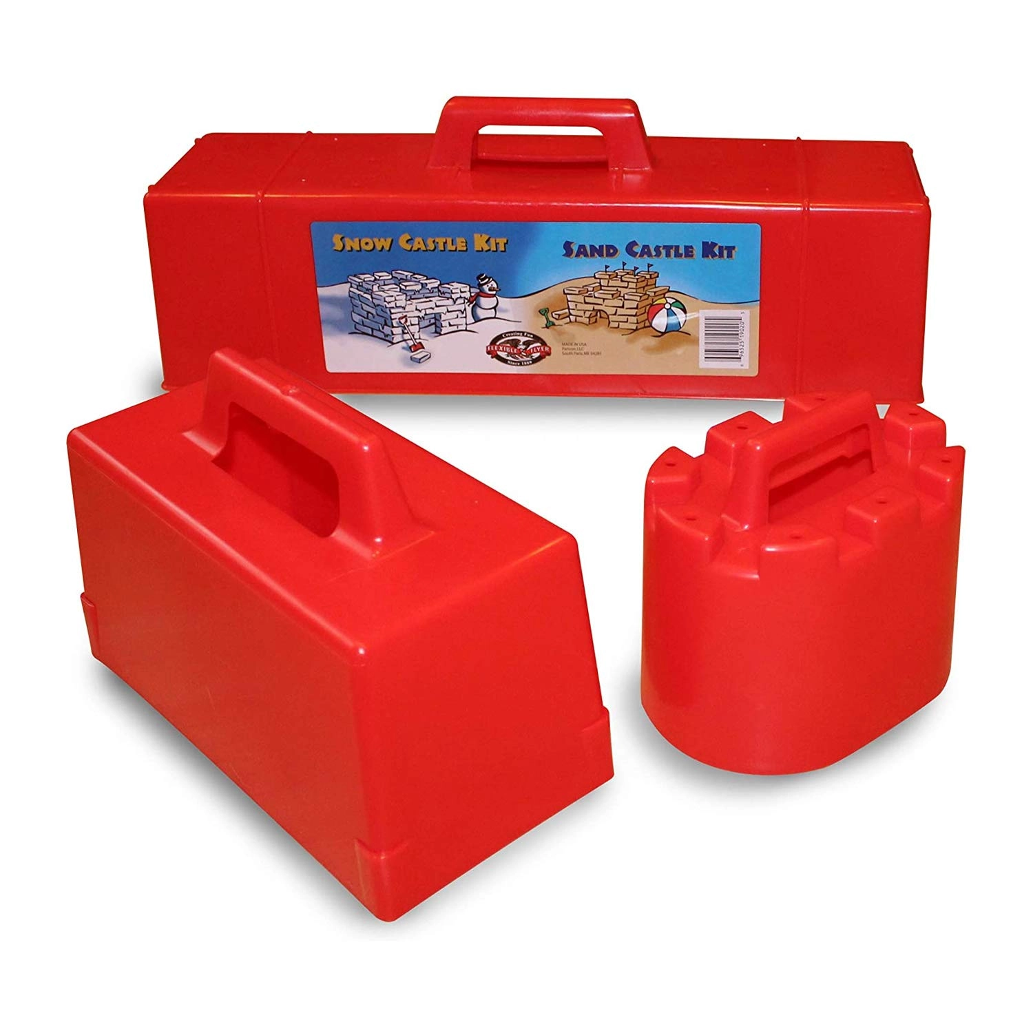 MZA STORES Snow Fort Building Kit - Brick Form Sand Castle Mold