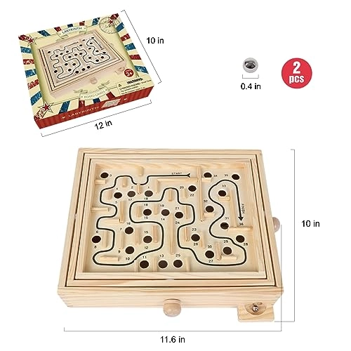Labyrinth Wooden Puzzle (ET2504) - 1 pcs