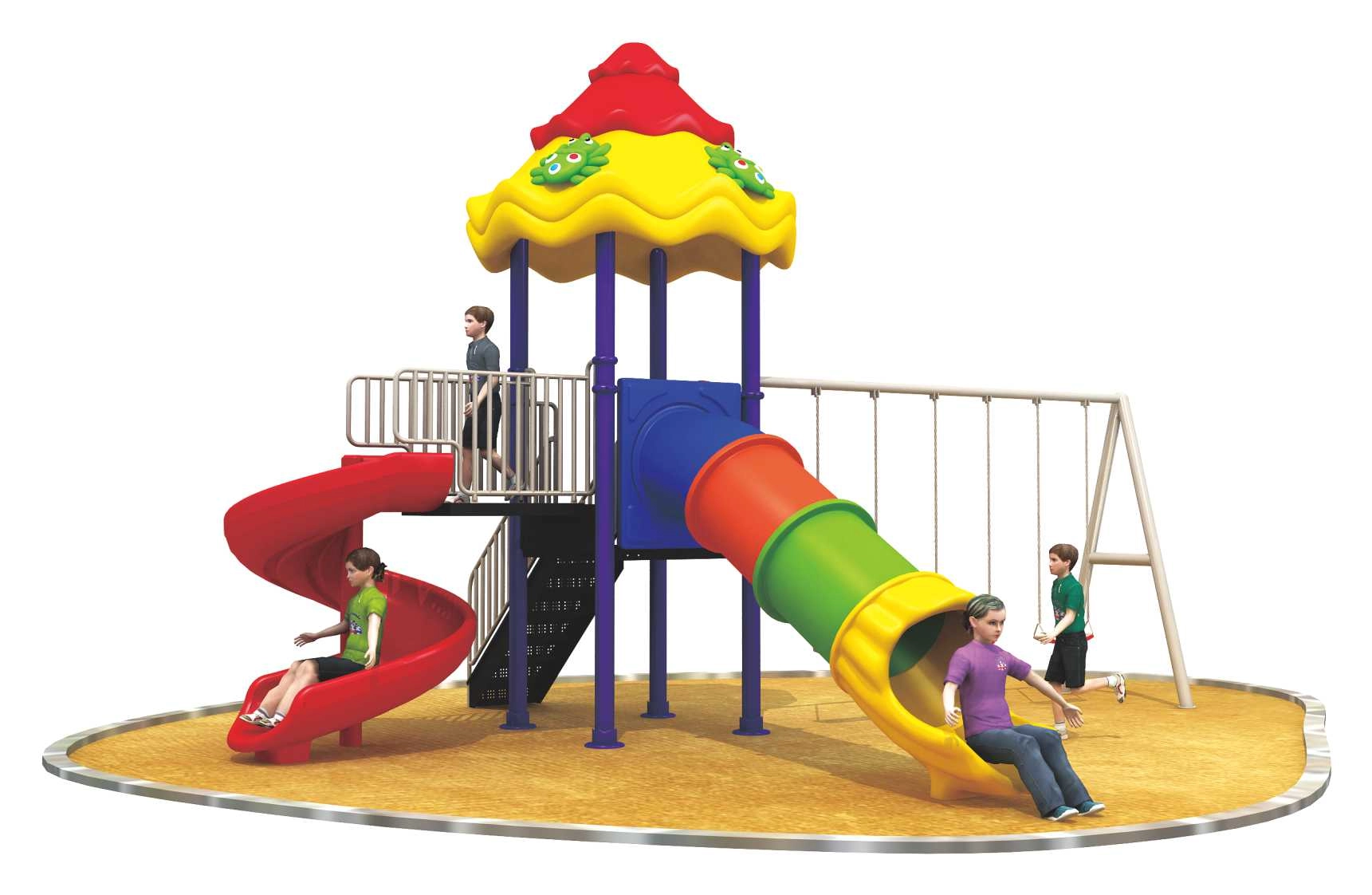 Rainbow Toys RW-11035 - slide swing outdoor playground 660x550x400cm