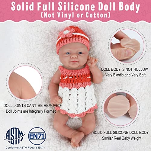 Reborn Baby Doll - 18 inch Silicone Girl