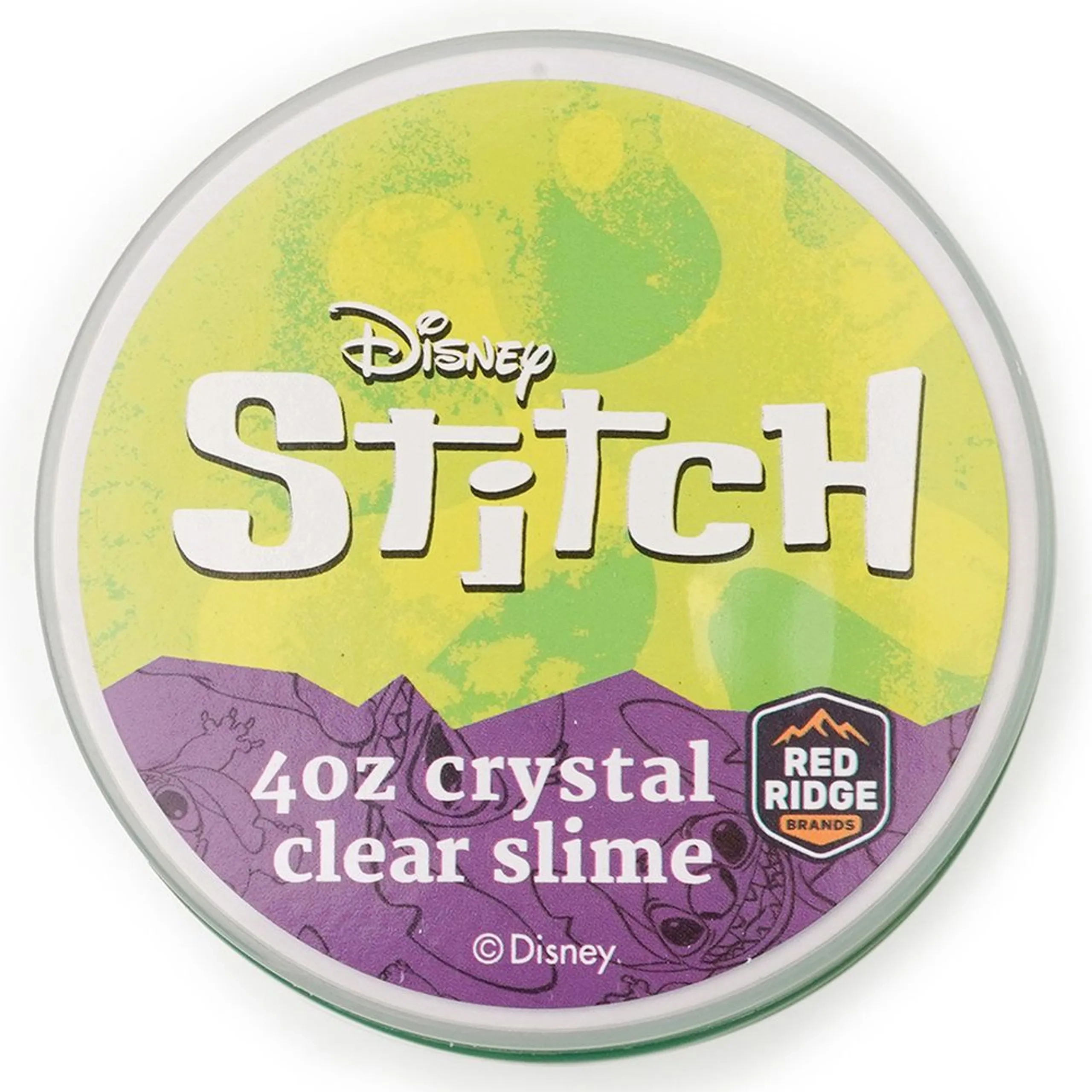SLIME SQUAD Disney Stitch Crystal Clear Slime - 3 years+
