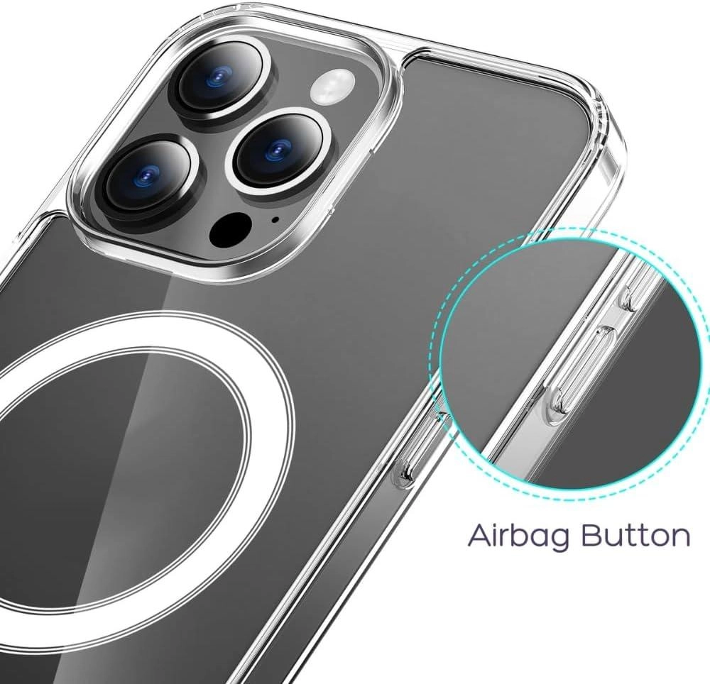 TR-CC1604 Transparent Mag Safe Case for iPhone 16 Pro Max