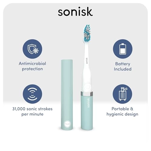 Pulse Electric Toothbrush - 31,000 strokes per minute + Replacement Heads - 4 + All-in-One Toothpaste