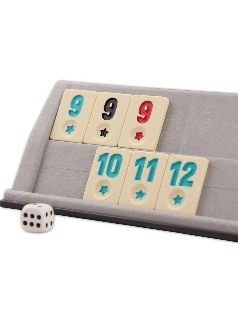 Flash Okey - 104 Tiles 4 Plastic Racks