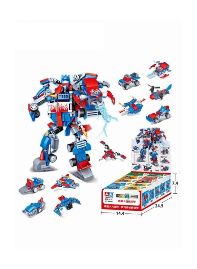 Car Transforming Toys - Robots 10 pcs