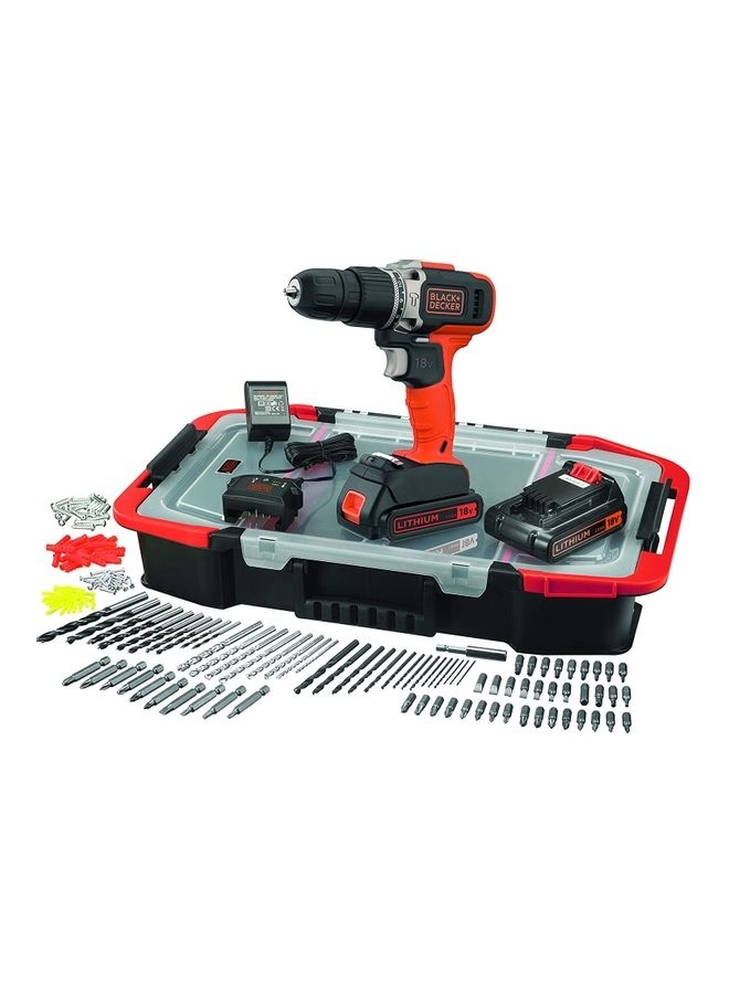 Black & Decker Cordless Hammer Drill - 1.5 Ampere-hour
