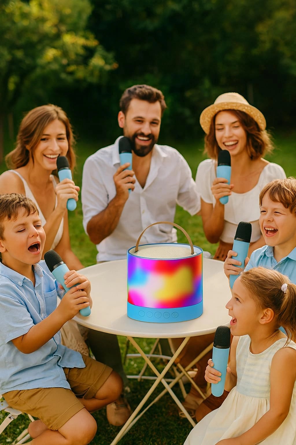 Portable Karaoke Bluetooth Speaker - 5W