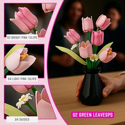 Flowers Building Set - Tulip 1 pcs