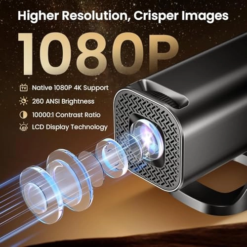 Mini Projector - 260 ANSI lumens 1920 x 1080