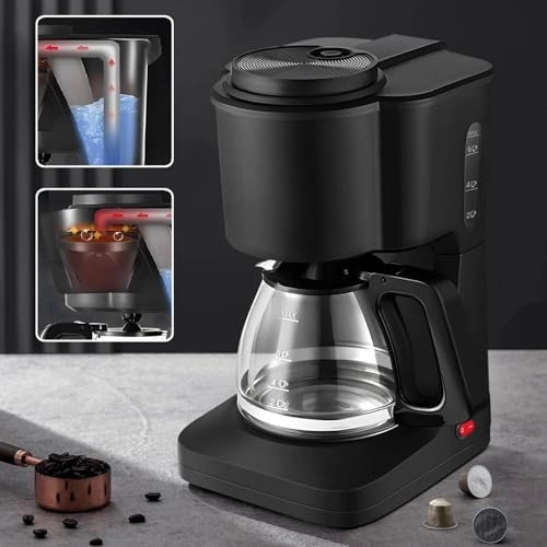 Drip Coffee Maker - Front Access Auto Keep Warm Smart Anti-Drip