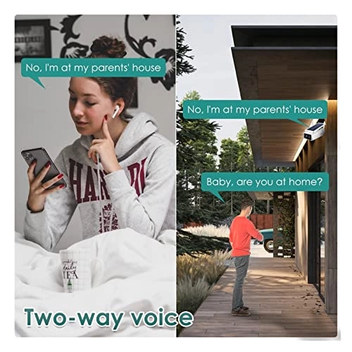 Outdoor Solar Security Camera 2K